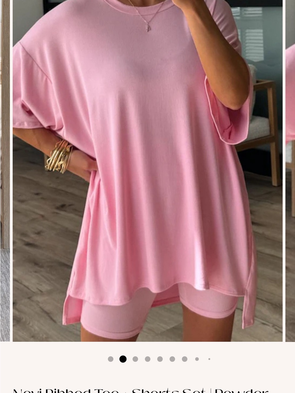 Shop Talulah Ribbed Novi Set - Powder Pink
